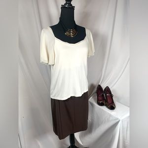 Ralph Lauren beige top size XL.